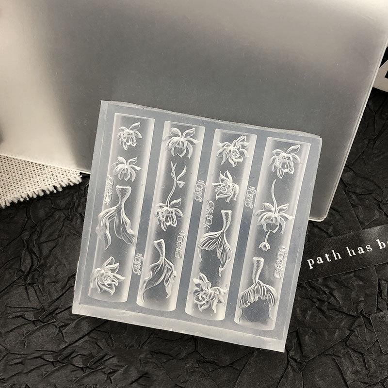 Nail Art Stamping Kit - ✨ 3D Silicone Nail Mold Ocean