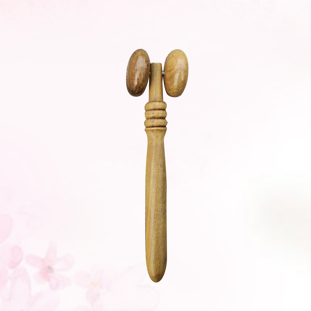 Face Massager - 1Pcs Face Roller Wood Massager Ergonomic