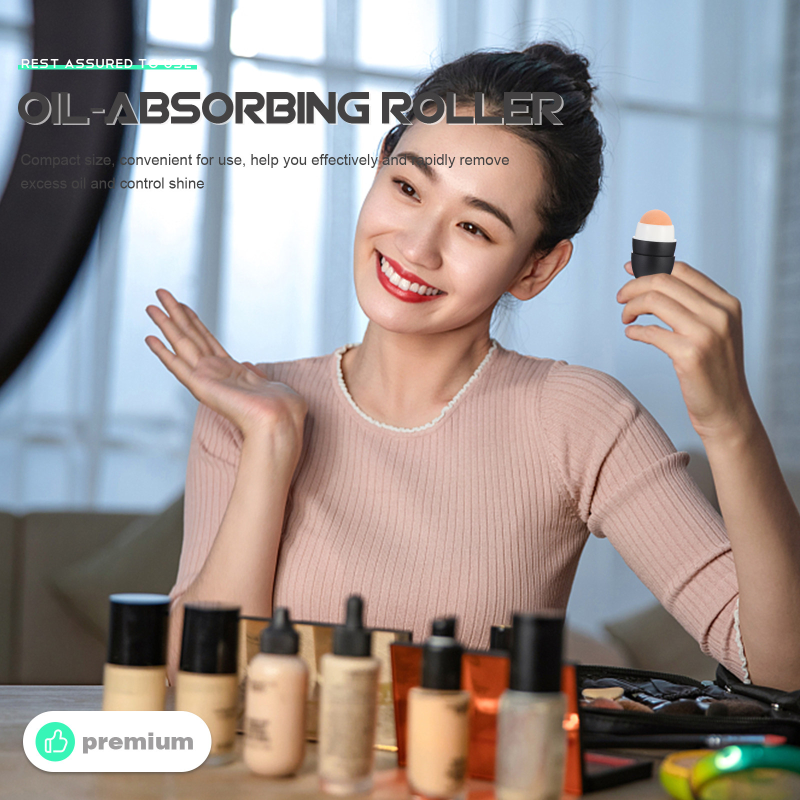 Face Massager - Skin Care Roller for Face Oil