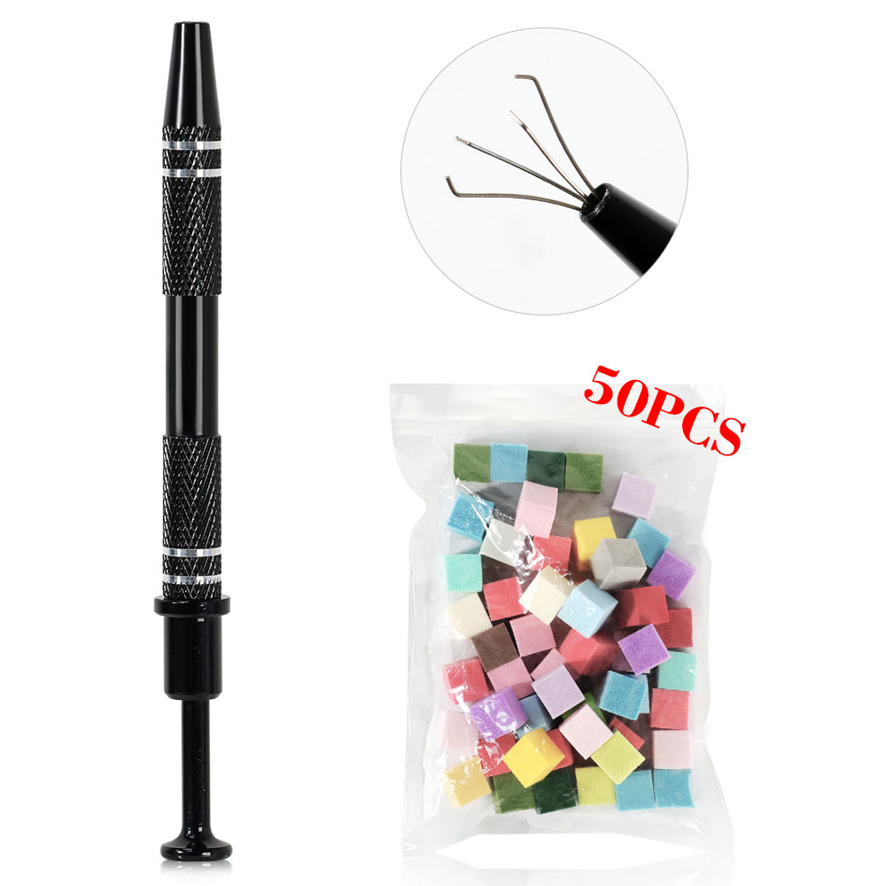Nail Art Stamping Kit - Nail Stamping Plates with Sponge Puff