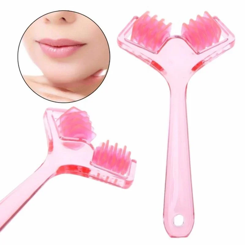 Face Massager - 1pc Portable Double Roller Facial Massager
