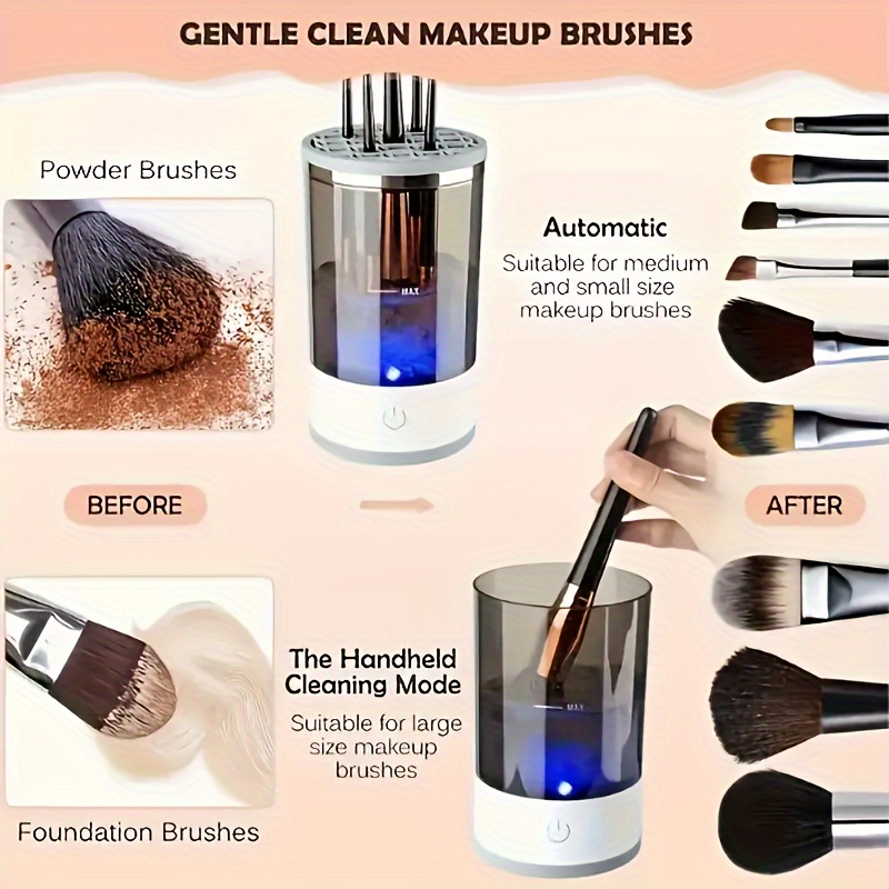 Automatic Electric Makeup Brus - đánh giá và giá Beauty Home Makeup
