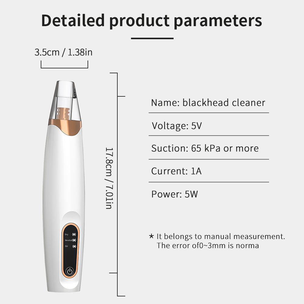 Electric Blackhead Vacuum Remo - đánh giá và giá Pore Vacuum