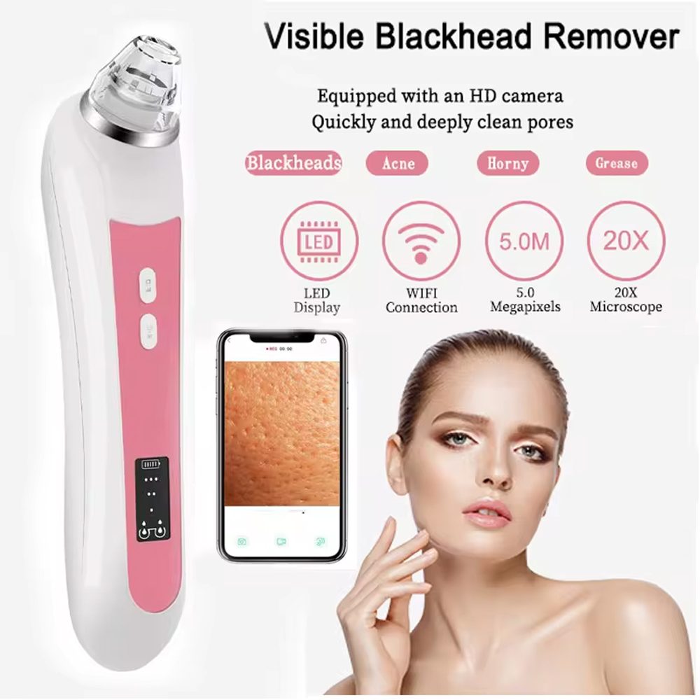 6 Heads Pore Cleaner Blackhead - đánh giá và giá Pore Vacuum