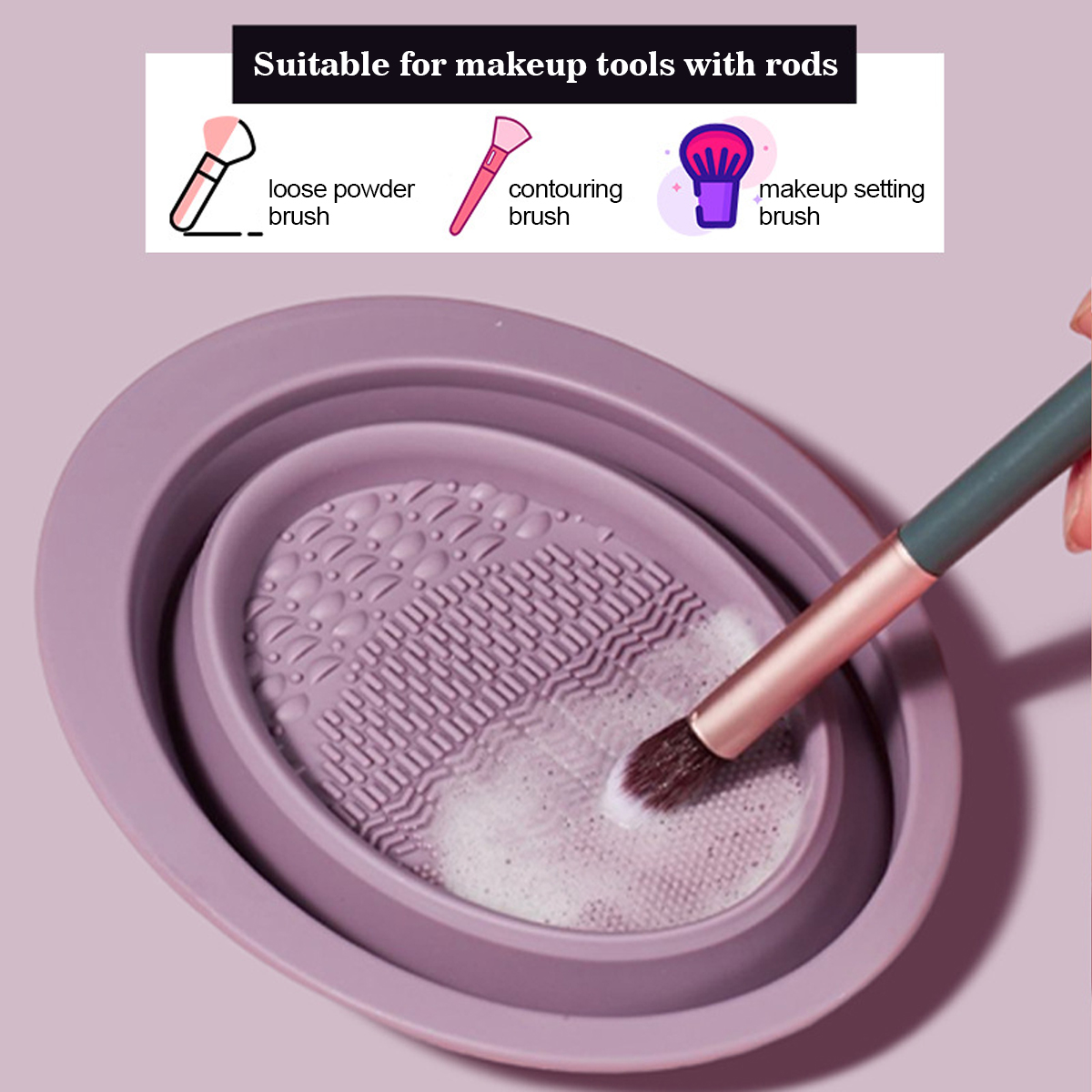 Silicone Makeup Brush Cleaning - đánh giá và giá Beauty Home Makeup