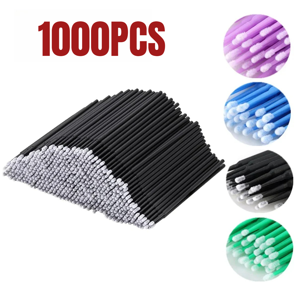 1000/500PCS Eyelash Cleaning B - đánh giá và giá Beauty Home Makeup