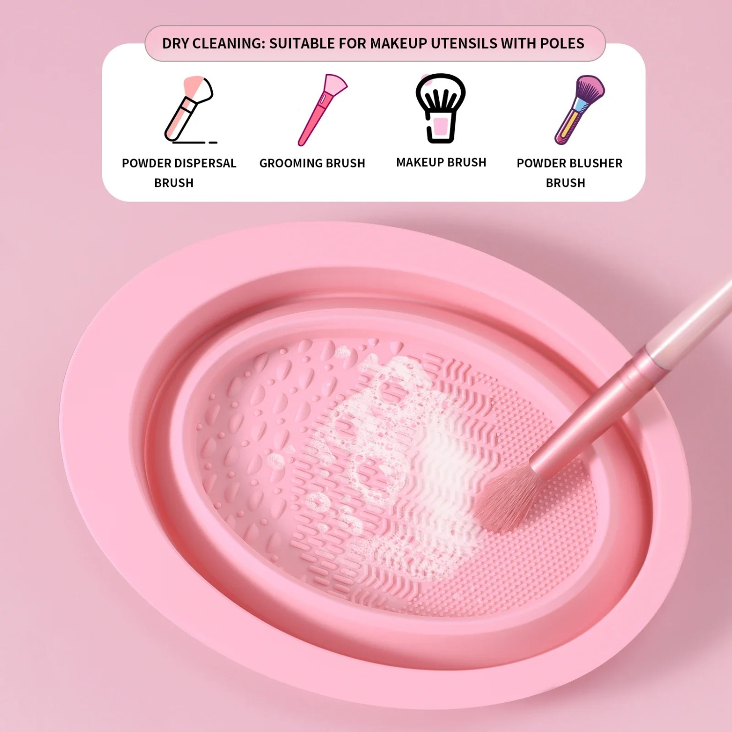 3pcs Makeup Brush Cleaning Too - đánh giá và giá Beauty Home Makeup