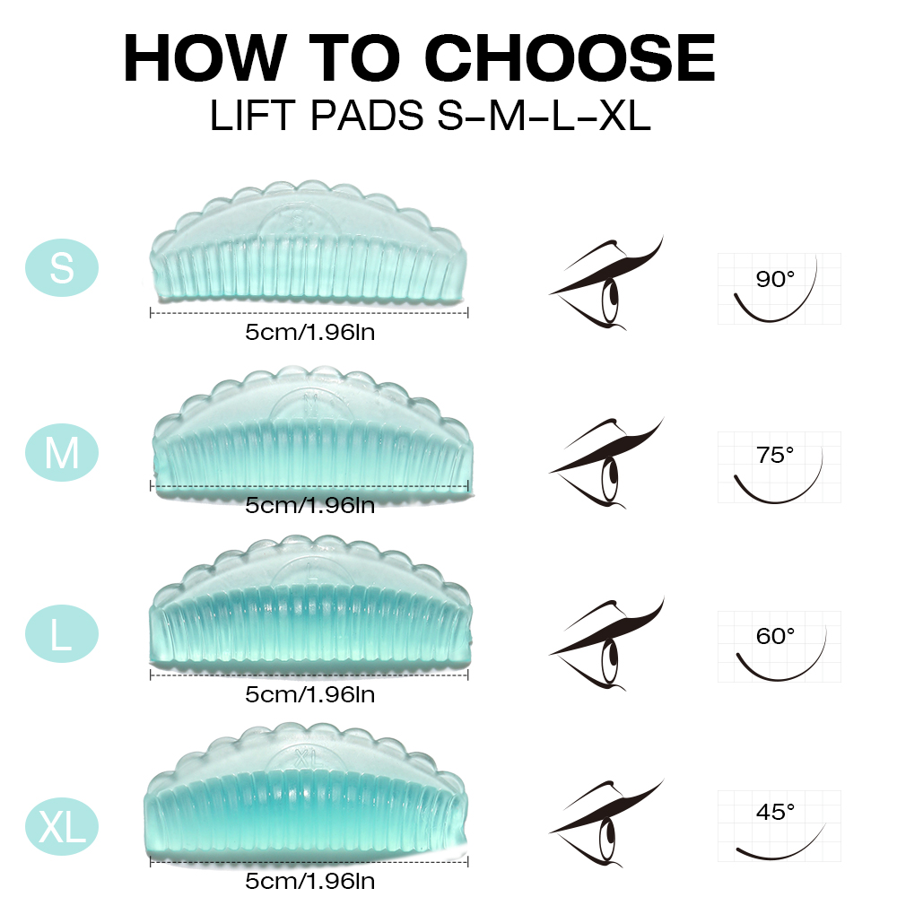 8Pcs/4Sizes Self Sticky Lash L - đánh giá và giá J Beauty Makeup
