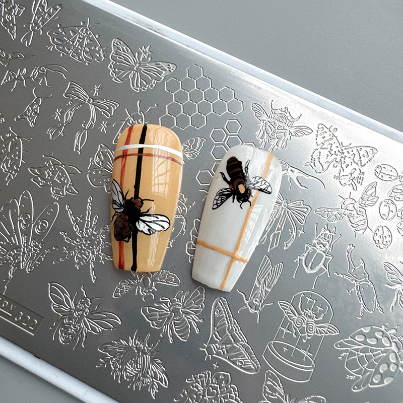 XMQ NAIL ART STAMPING PLATES B - đánh giá và giá Nail Art Stamping Kit