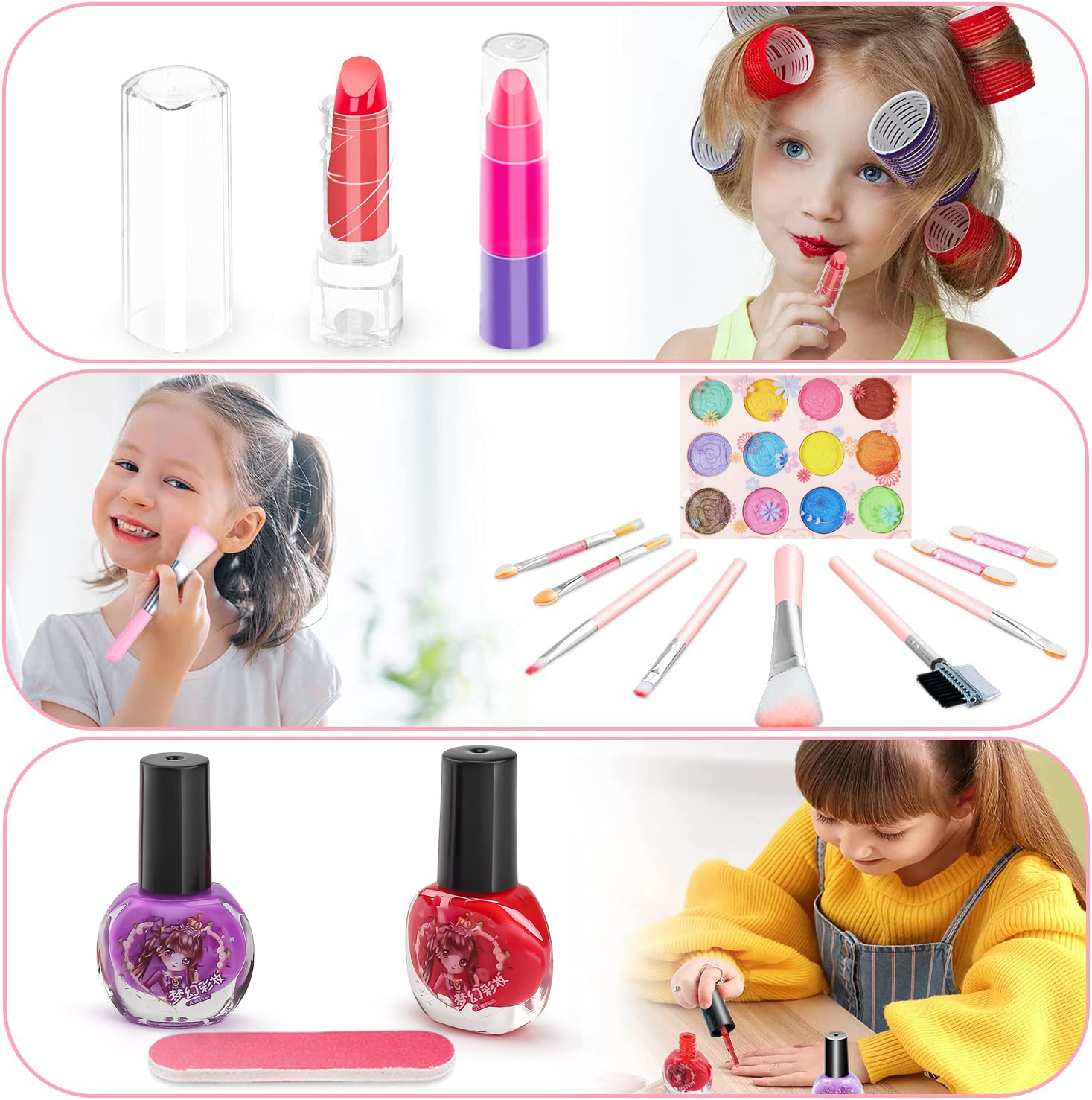 Kids Makeup Toy Kit for Girls, - đánh giá và giá Beauty Makeup Girl