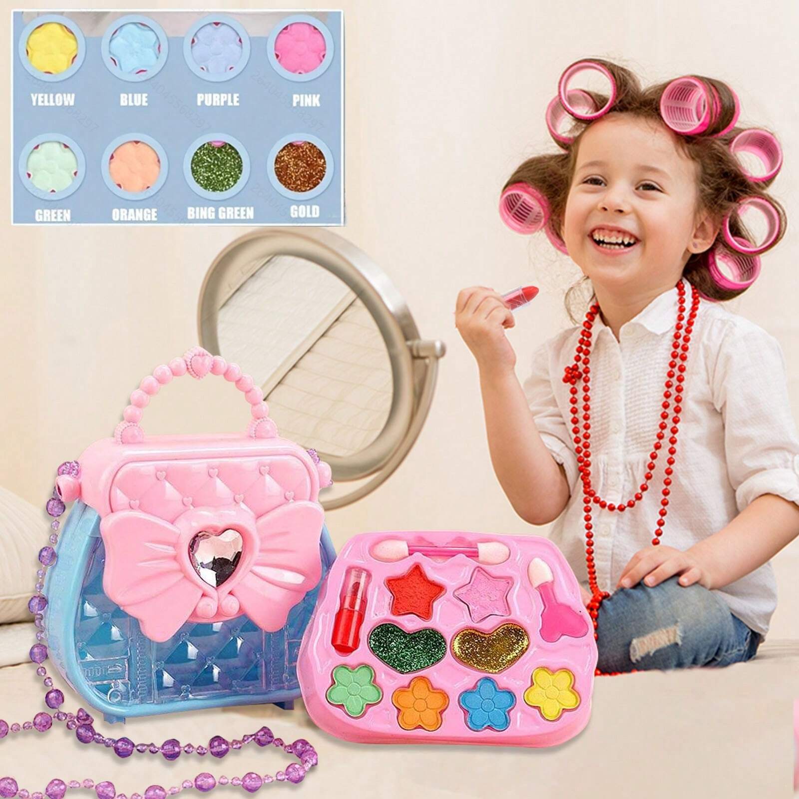 Kids' Dress-Up Toy Set: Makeup - đánh giá và giá Beauty Makeup Kit For Kids
