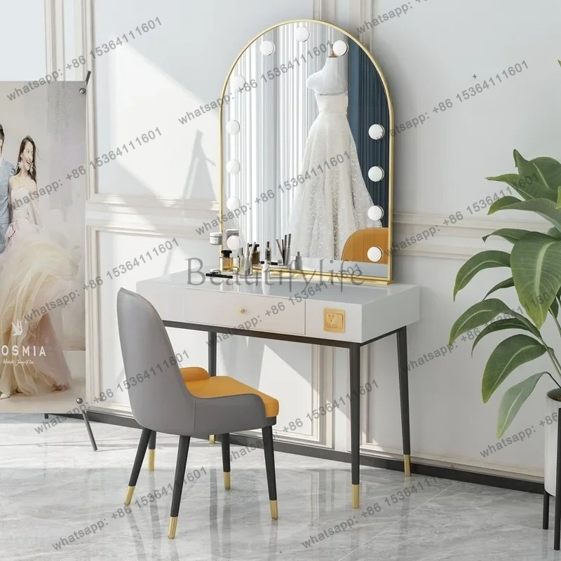 simple lamp mirror makeup tabl - đánh giá và giá Beauty Makeup Studio