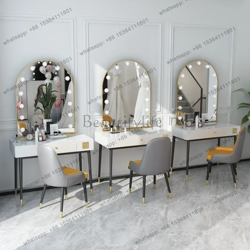 simple lamp mirror makeup tabl - đánh giá và giá Beauty Makeup Studio