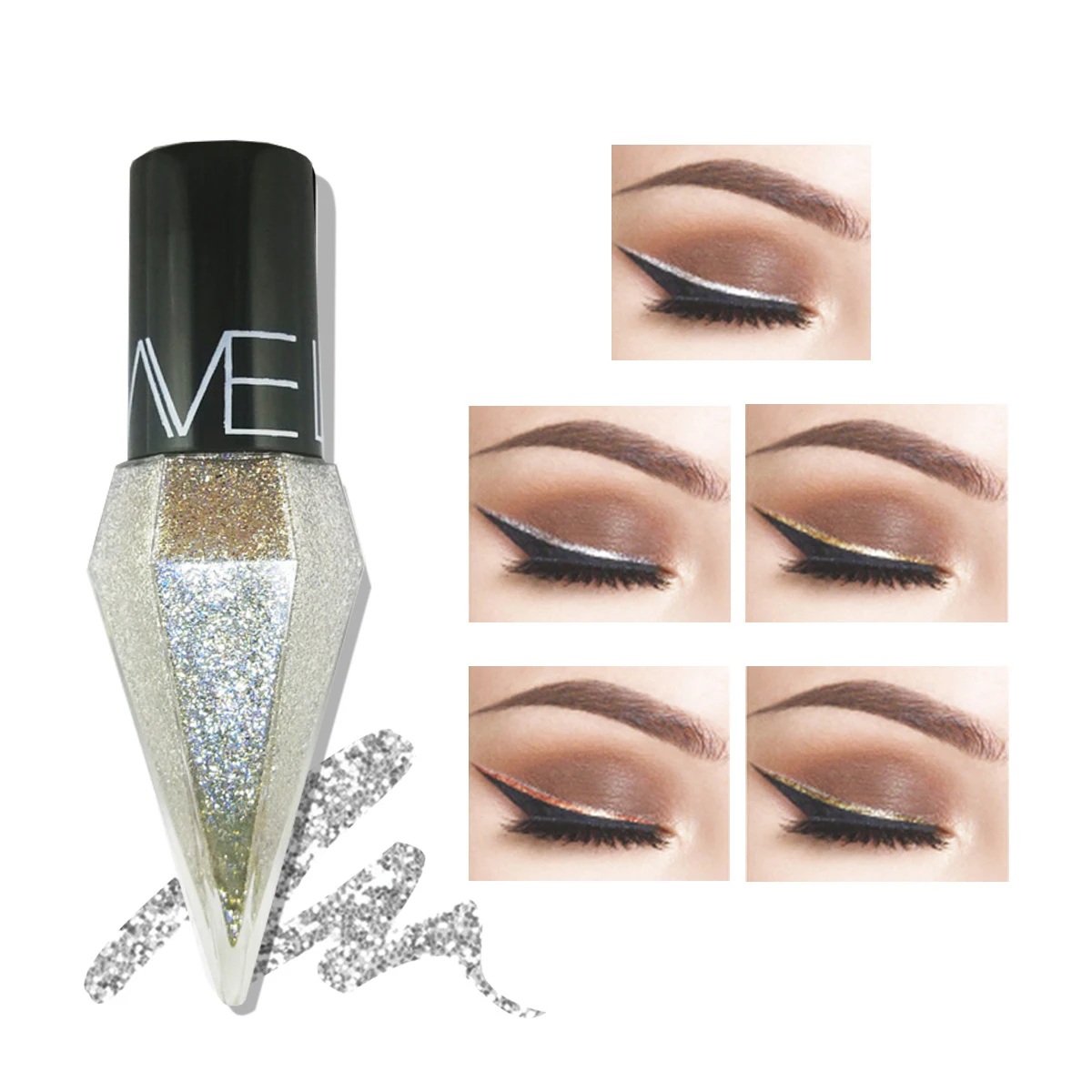 5pc/set Shiny Eye Liners Eyesh - đánh giá và giá Beauty Makeup Eyeshadow