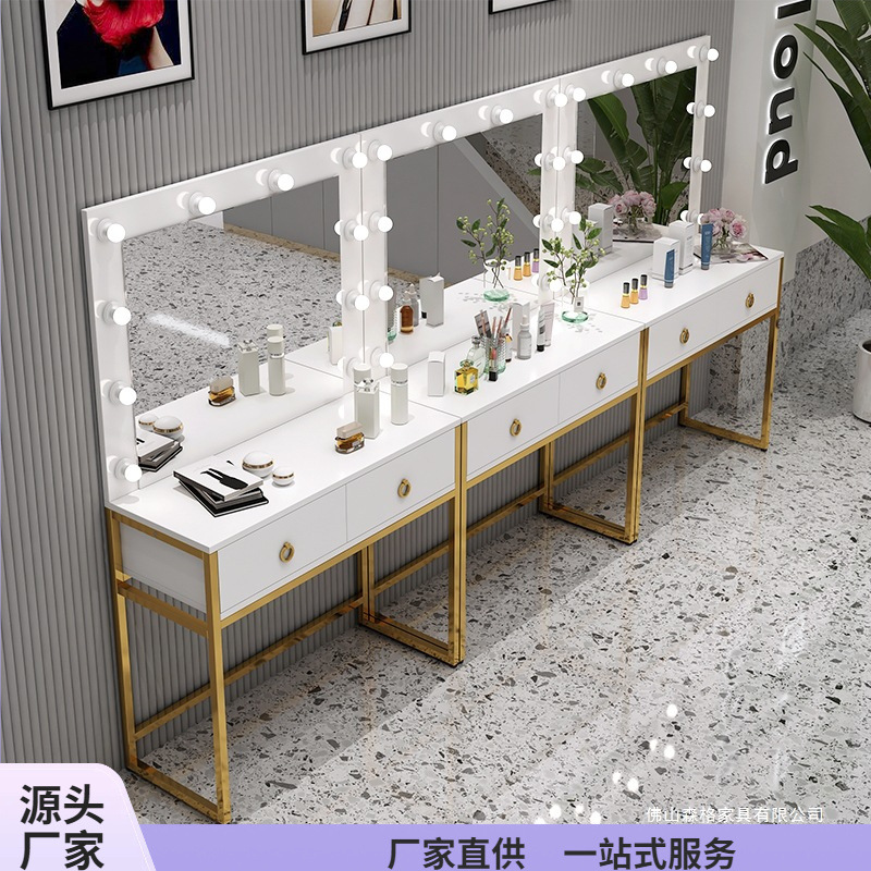 Studio dresser with lamp mirro - đánh giá và giá Beauty Makeup Studio