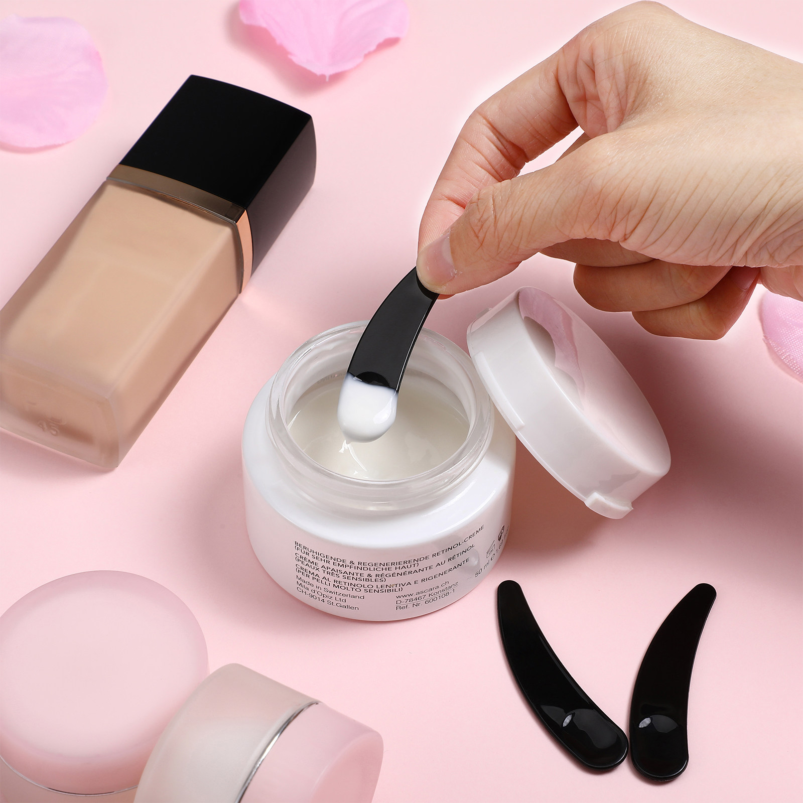 50Pcs Skincare Spatulas Face C - đánh giá và giá Beauty Makeup Cream