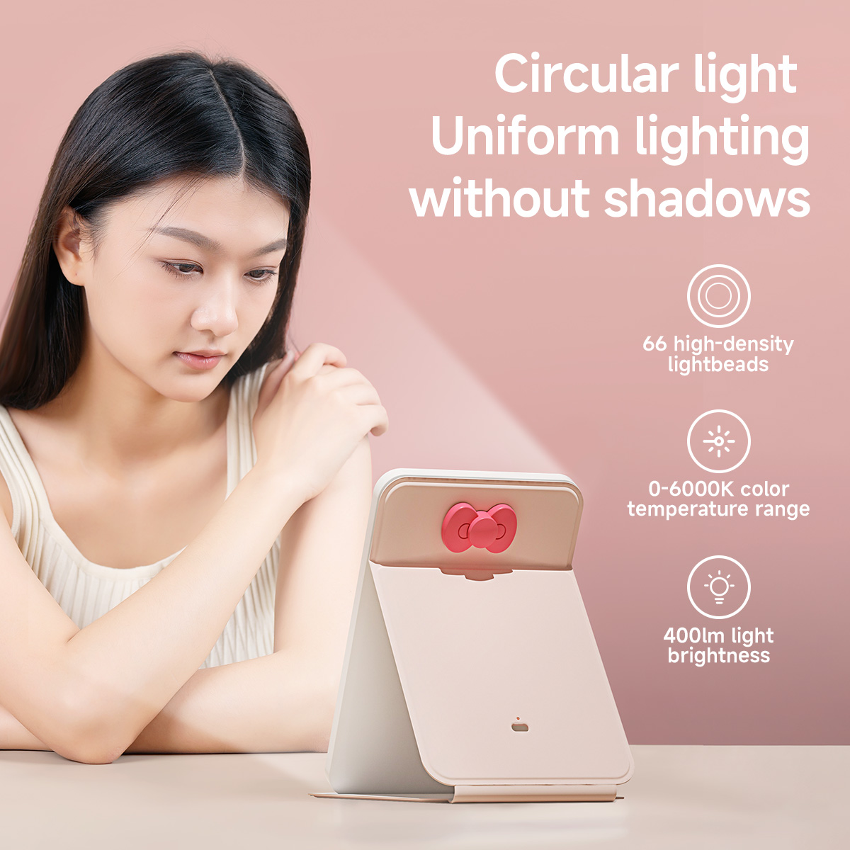DOCO Makeup Mirror Foldable Po - đánh giá và giá Beauty Lab Makeup