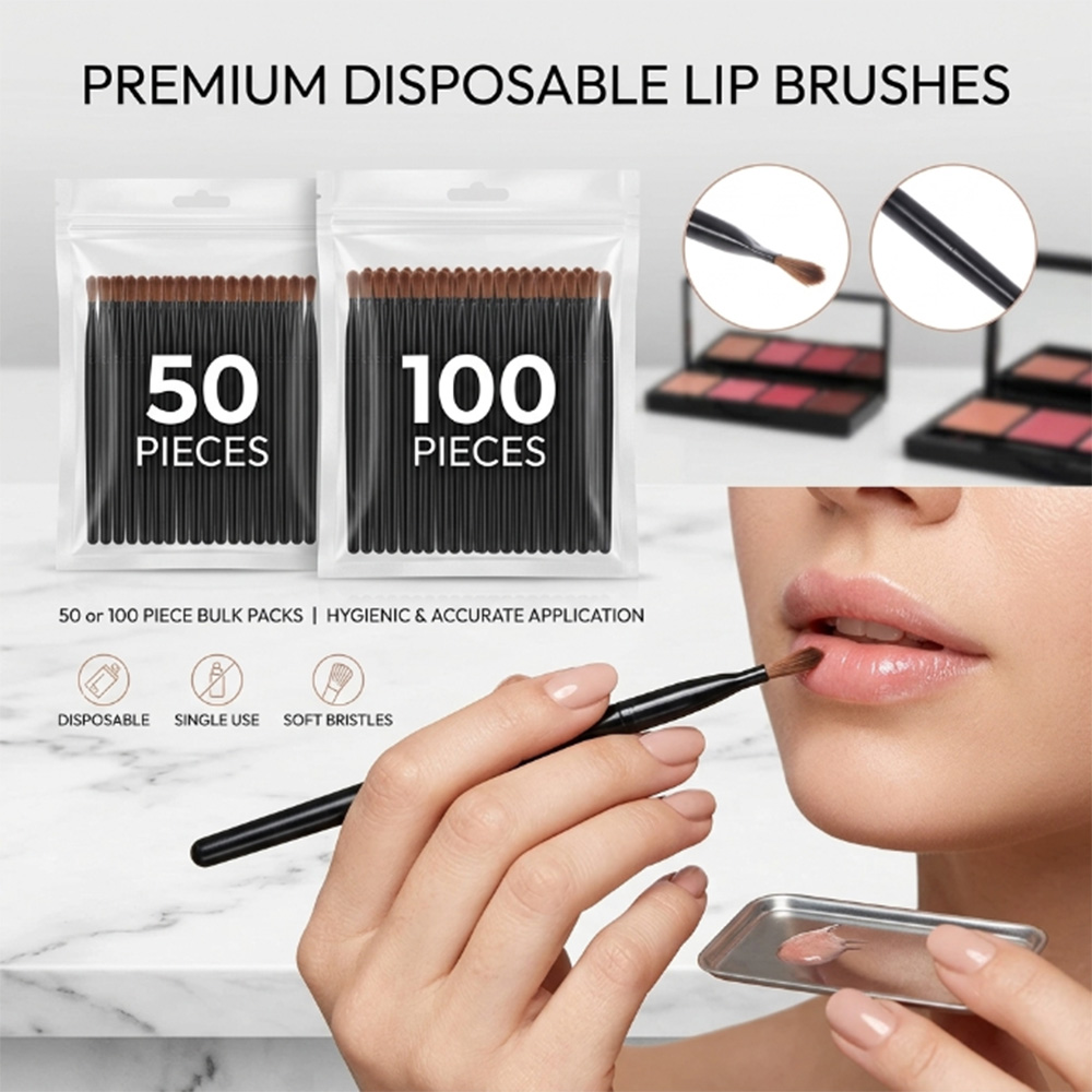 50/100pcs Disposable Lip Brush - đánh giá và giá Beauty Home Makeup