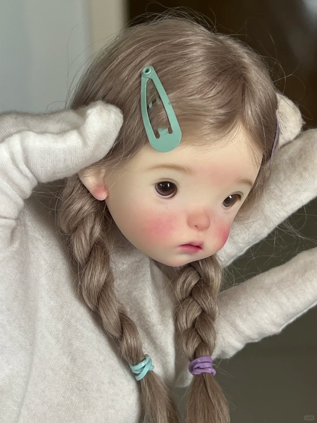 SD BJD Doll 1/6 Landoudou Head - đánh giá và giá Beauty Makeup Girl