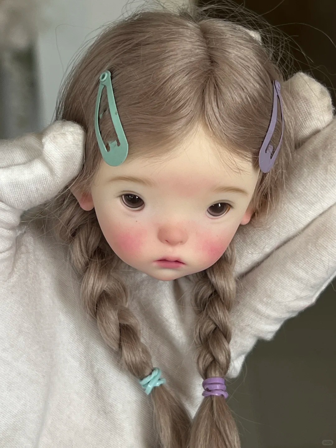SD BJD Doll 1/6 Landoudou Head - đánh giá và giá Beauty Makeup Girl