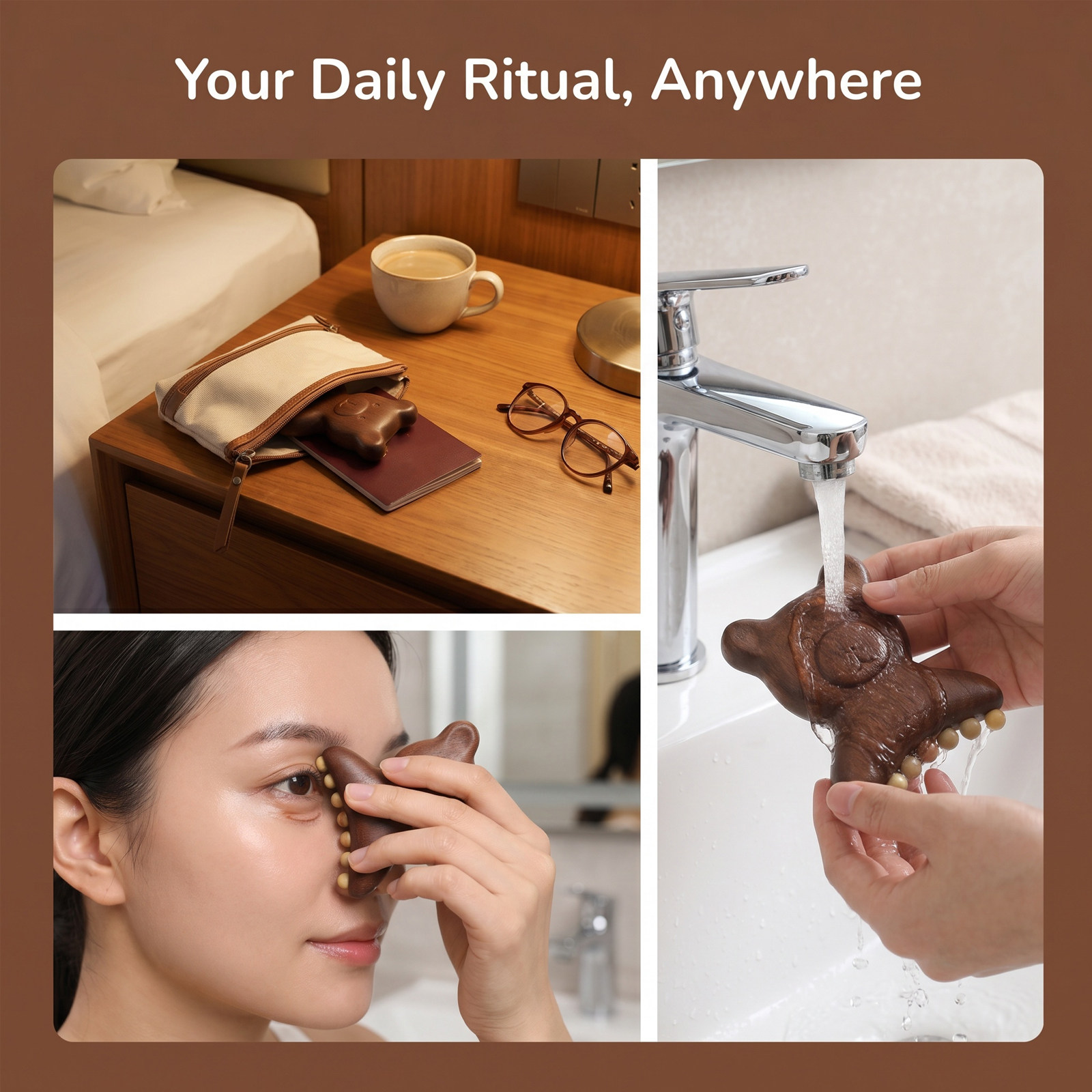 Sandalwood Face Massage Roller - đánh giá và giá Face Massager