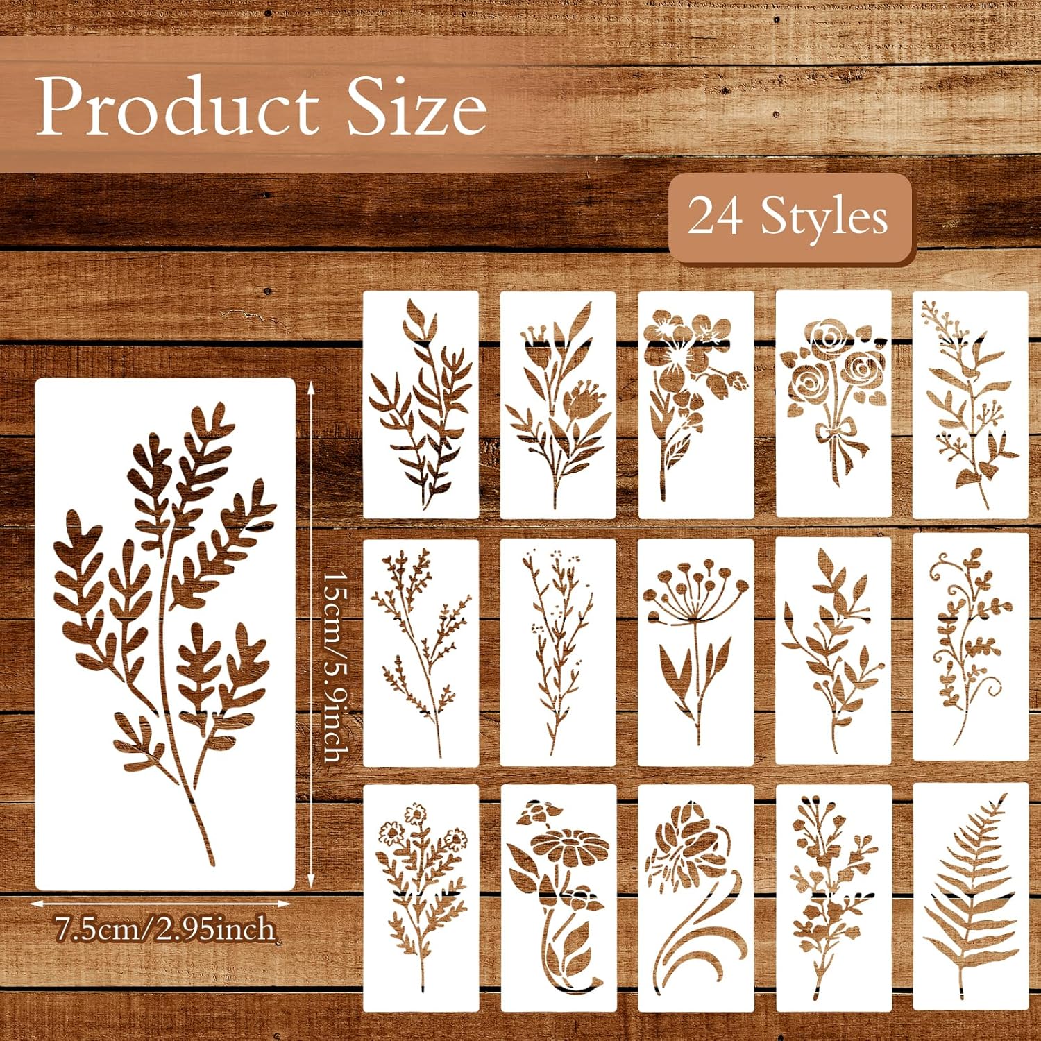 24pcs/Set Wildflower Stencils  - đánh giá và giá Beauty Makeup Kit For Kids
