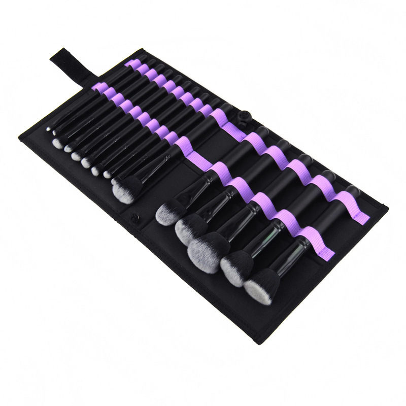 15-Piece Black Makeup Brush Se - đánh giá và giá Your Beauty Makeup