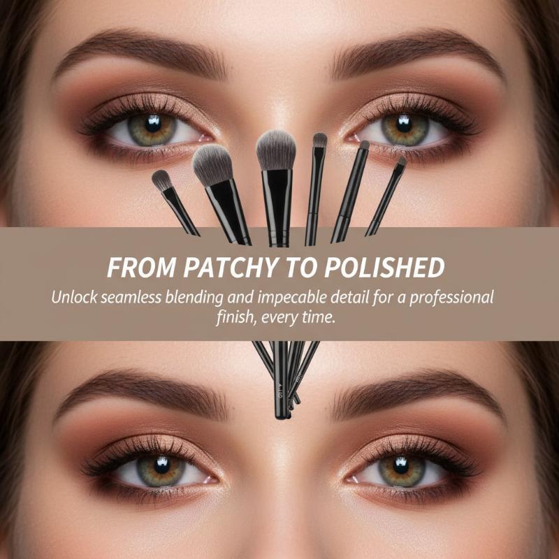 5/6/8/10Pcs Eyes Makeup Brushe - đánh giá và giá Beauty Makeup Eyeshadow