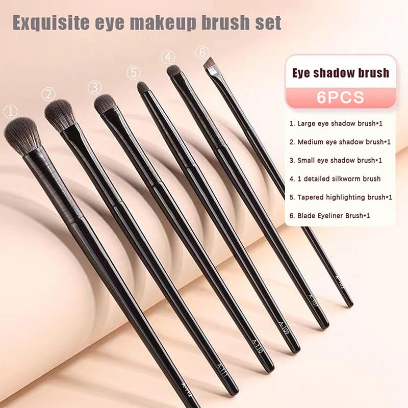5/6/8/10Pcs Eyes Makeup Brushe - đánh giá và giá Beauty Makeup Eyeshadow