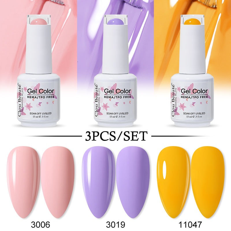 Clou Beaute 15ML 3pcs HEMA TPO - đánh giá và giá Nail Art Stamping Kit