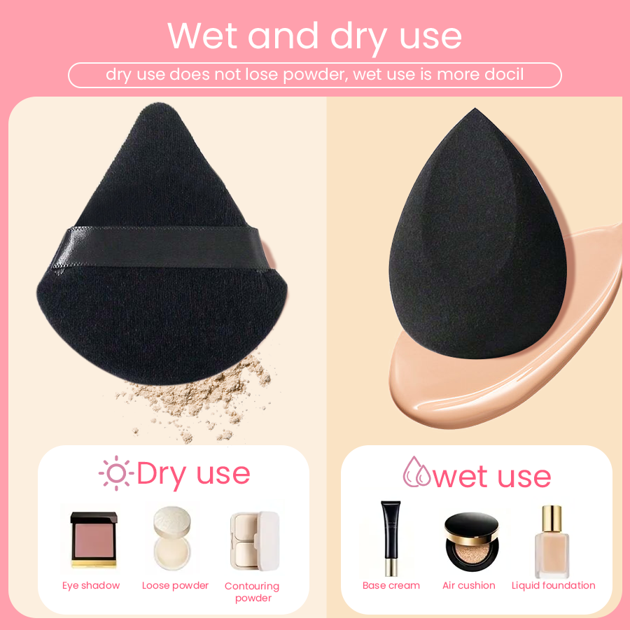 6pcs Makeup Sponge Set Soft Fo - đánh giá và giá Beauty Makeup Tools Use