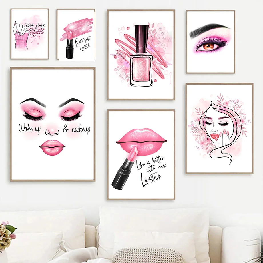 Trendy Makeup Nail Polish Lips - đánh giá và giá J Beauty Makeup