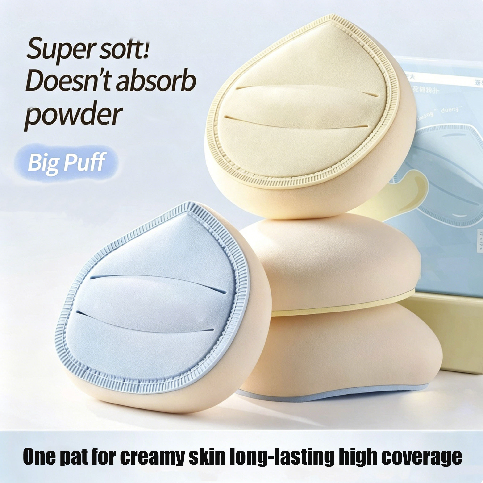 1Pcs Super Thick Cosmetics Puf - đánh giá và giá Beauty Makeup Tools Use