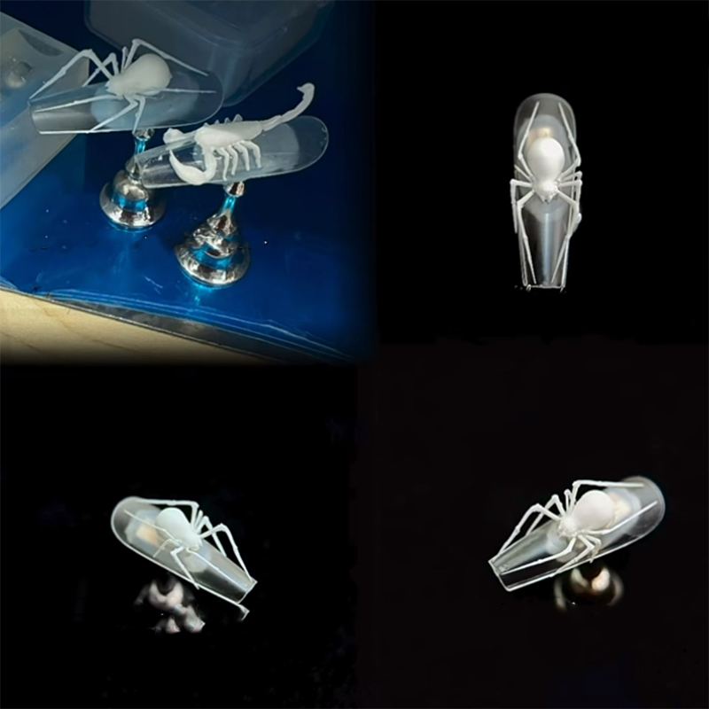 3D Spider Scorpion Silicone Na - đánh giá và giá Nail Art Stamping Kit