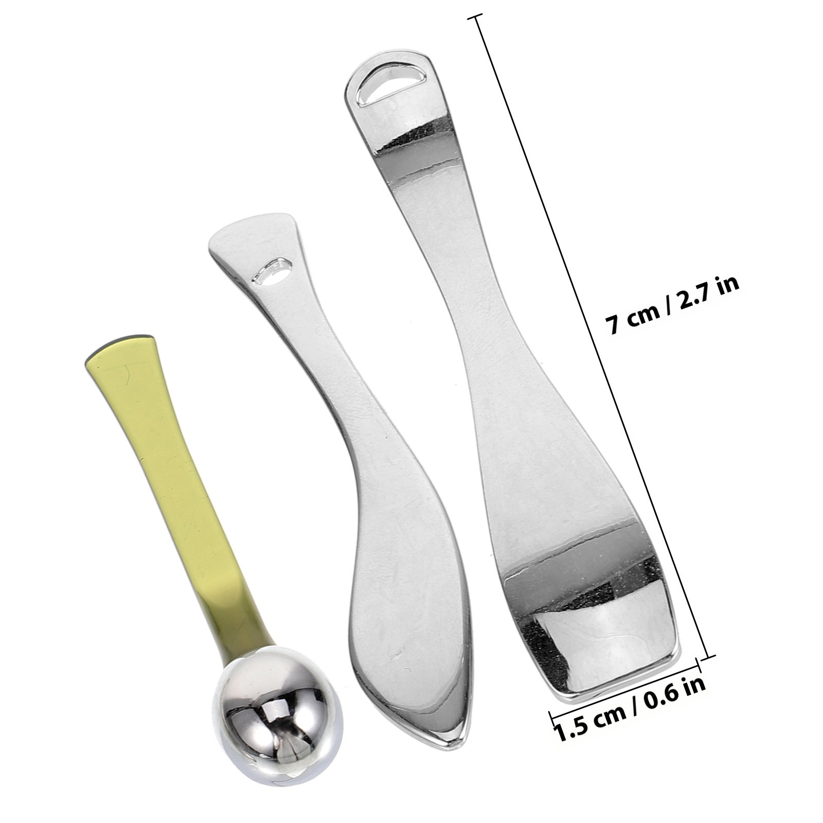 3Pcs Makeup Spatula Spoon Eye  - đánh giá và giá Beauty Makeup Cream
