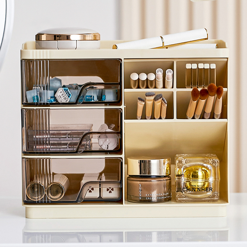 Makeup Organizer with Drawers  - đánh giá và giá Your Beauty Makeup