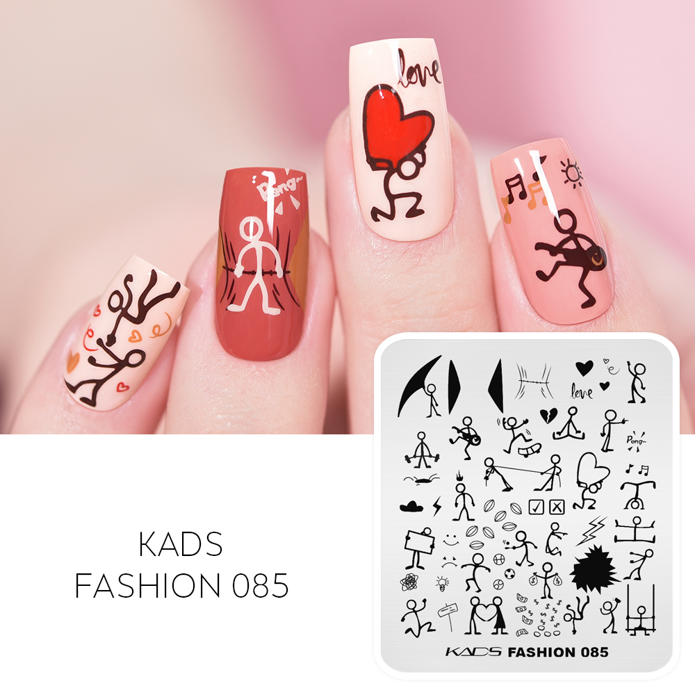 KADS Dập Tấm Móng Tem Bản Mẫu  - đánh giá và giá Nail Art Stamping Kit