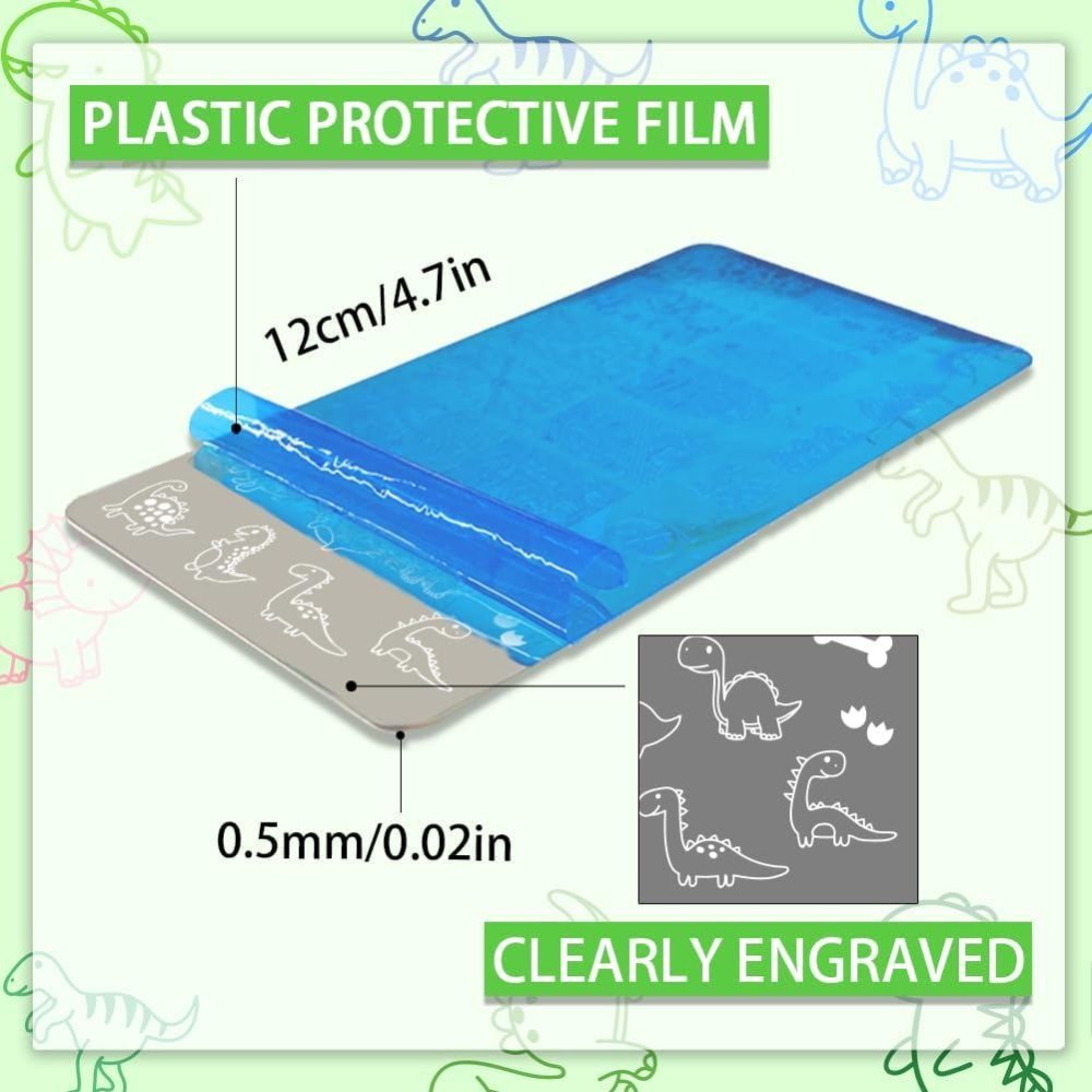 3pcs Dinosaur Nail Stamping Pl - đánh giá và giá Nail Art Stamping Kit