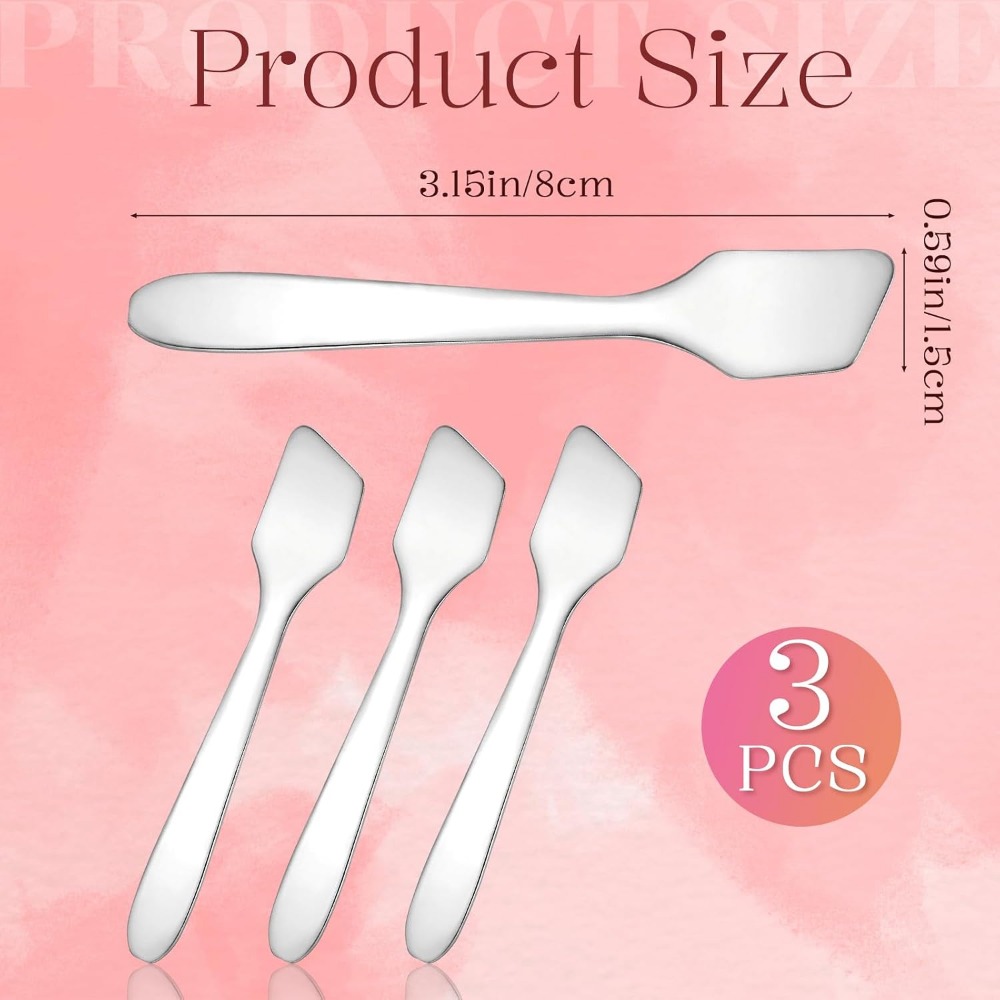 3-Piece Mini Stainless Steel M - đánh giá và giá Beauty Makeup Cream
