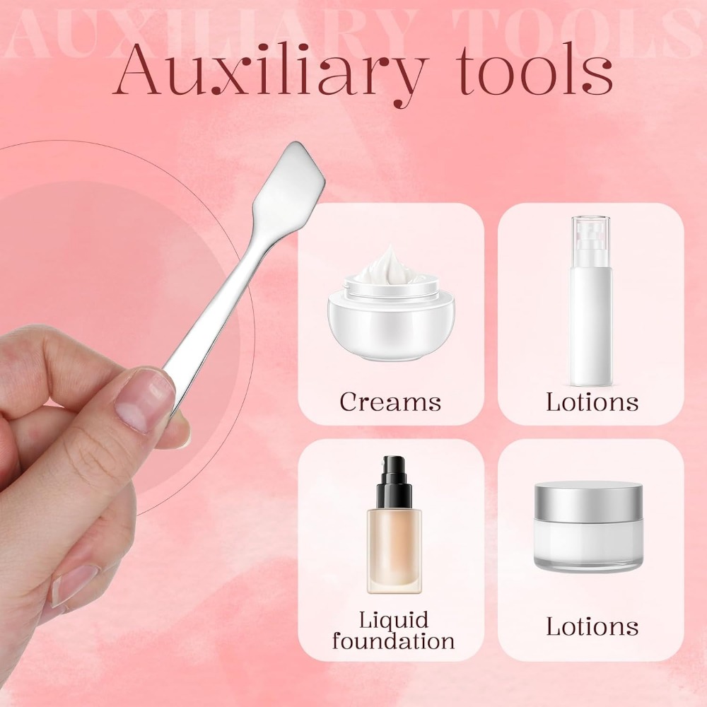 3-Piece Mini Stainless Steel M - đánh giá và giá Beauty Makeup Cream