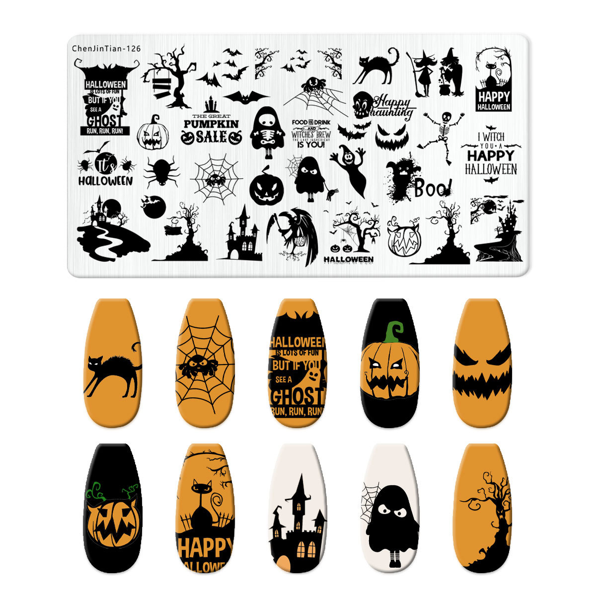 Cartoon Halloween Nail Art Sta - đánh giá và giá Nail Art Stamping Kit