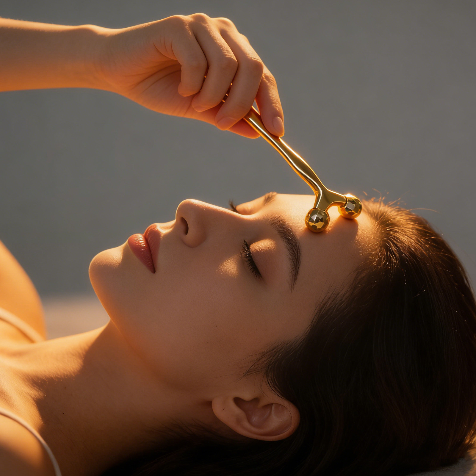 Facial Roller Dual-Ended Metal - đánh giá và giá Face Massager