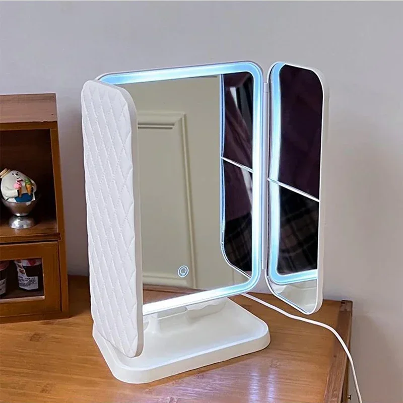 Trifold Makeup Mirror LED Ligh - đánh giá và giá Your Beauty Makeup