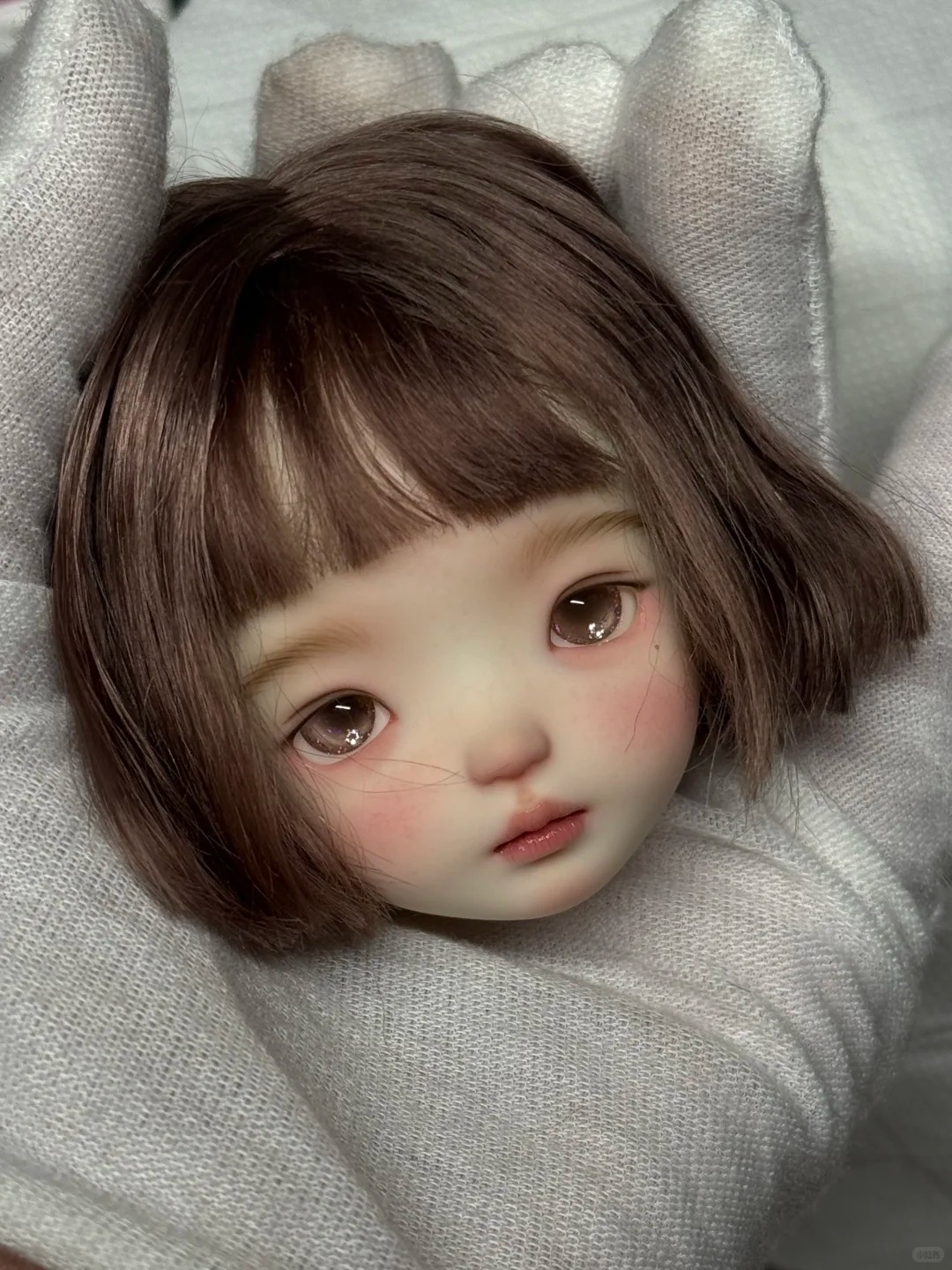 1/6 Scale SD BJD Doll Head - j - đánh giá và giá Beauty Makeup Girl