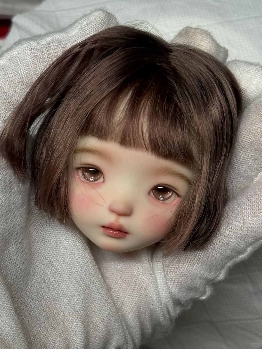 1/6 Scale SD BJD Doll Head - j - đánh giá và giá Beauty Makeup Girl